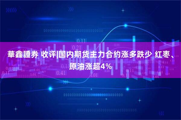 華鑫證券 收评|国内期货主力合约涨多跌少 红枣、原油涨超4%