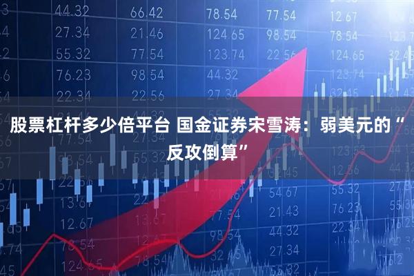 股票杠杆多少倍平台 国金证券宋雪涛：弱美元的“反攻倒算”